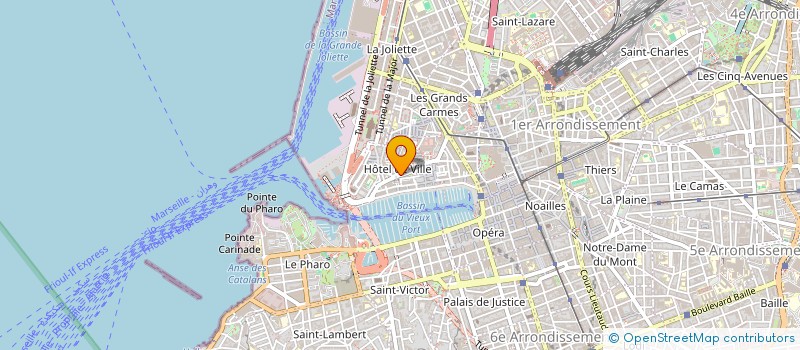 localisation de l'entreprise ESPACE LAURA à MARSEILLE