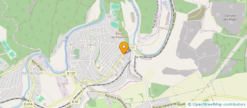 localisation de l'entreprise ESPACE LCA  JUF