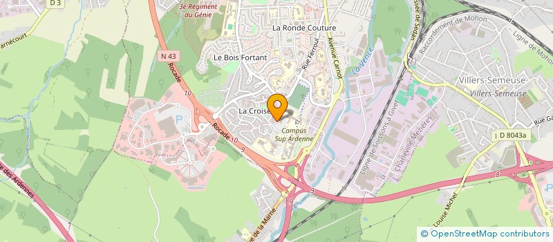 localisation de l'entreprise ESPACE LIBERTE  CHARLEVILLE-MEZIERES