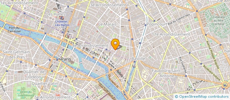 localisation de l'entreprise ESPACE LIBRE  PARIS