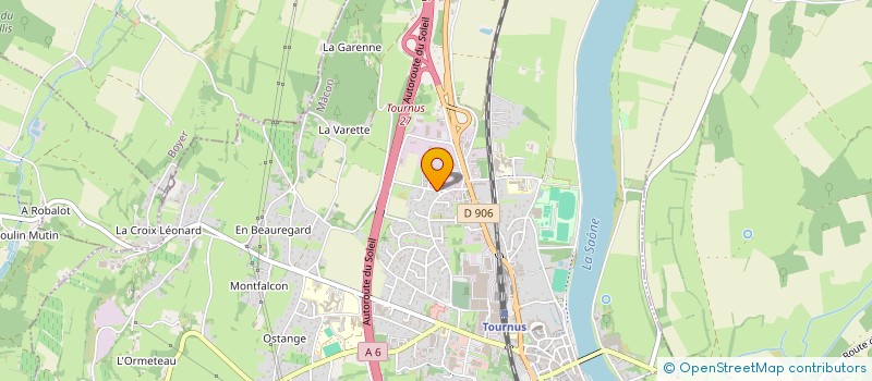 localisation de l'entreprise ESPACE LIBRE  TOURNUS