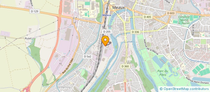 localisation de l'entreprise ESPACE LISHA  VILLENOY