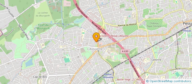 localisation de l'entreprise ESPACE LITTORAL  PESSAC