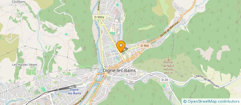 localisation de l'entreprise ESPACE LOC à DIGNE-LES-BAINS