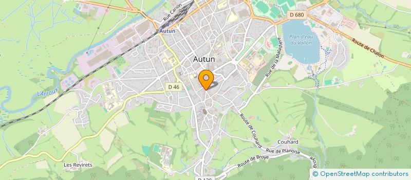 localisation de l'entreprise ESPACE LOC'VAISSELLE à AUTUN