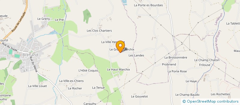 localisation de l'entreprise ESPACE LOCATION 22  SAINT-TRIMOEL