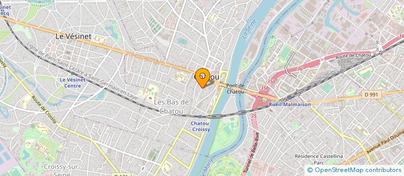 localisation de l'entreprise ESPACE LOCATION MAINTENANCE à CHATOU