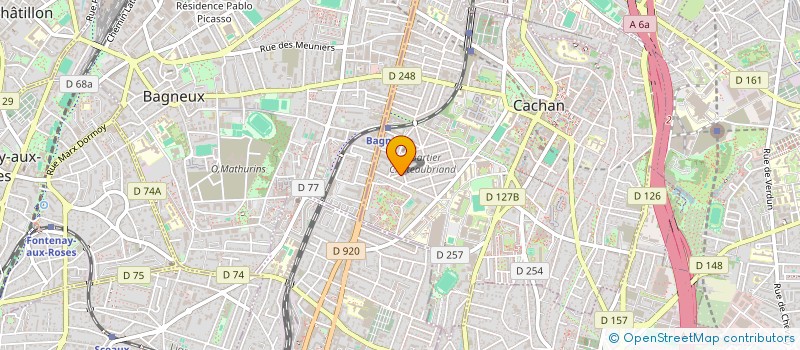 localisation de l'entreprise ESPACE LOGEMENT 94 à CACHAN