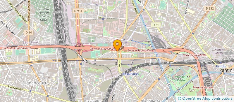 localisation de l'entreprise ESPACE LOGISTIC à PARIS