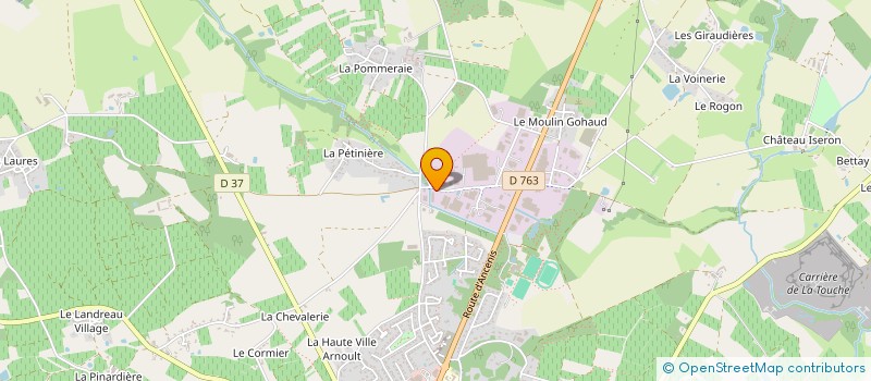 localisation de l'entreprise ESPACE LOIRE OUVERTURES  VALLET