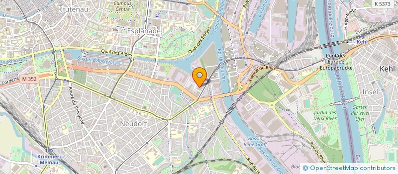 localisation de l'entreprise ESPACE LOISIRS à STRASBOURG