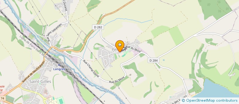 localisation de l'entreprise ESPACE LOISIRS 52 à PEIGNEY