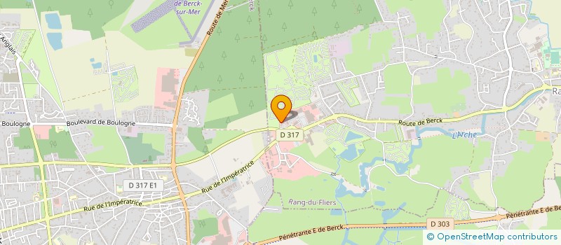 localisation de l'entreprise ESPACE LOISIRS à RANG-DU-FLIERS