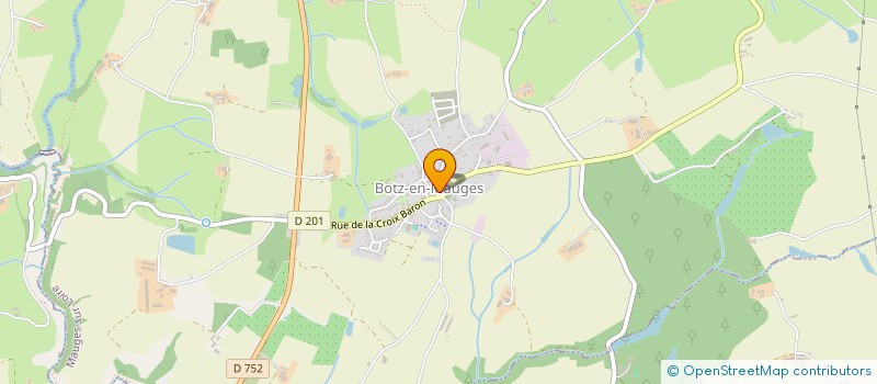 localisation de l'entreprise ESPACE LOISIRS  MAUGES-SUR-LOIRE