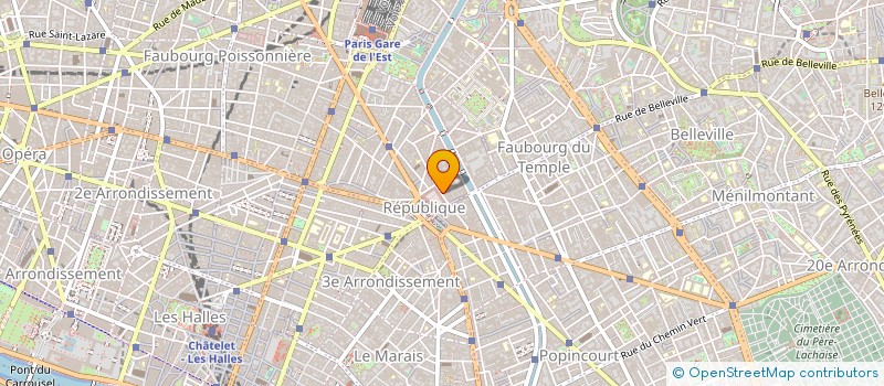 localisation de l'entreprise ESPACE LOISIRS COMMUNICATION à PARIS