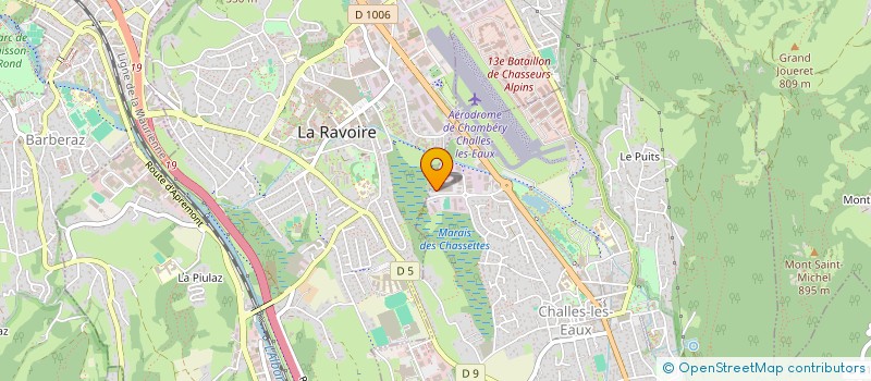 localisation de l'entreprise ESPACE LUNE  CHALLES-LES-EAUX