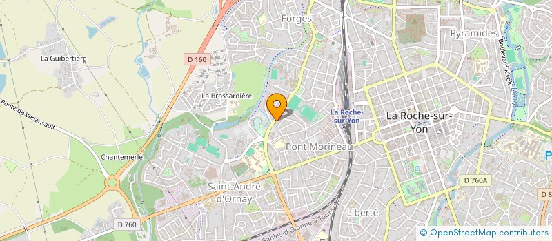 localisation de l'entreprise ESPACE LYCEEN à LA ROCHE-SUR-YON