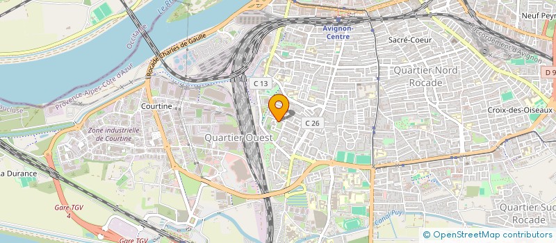 localisation de l'entreprise ESPACE MACONNERIE GENERALE  AVIGNON