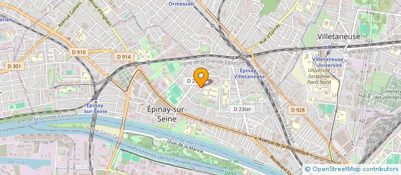 localisation de l'entreprise ESPACE MAMIE LA DOUCE PROMOTION CULTURELLE ASSOCIATION POUR ENCADRER LES AFRICAINS à EPINAY-SUR-SEINE