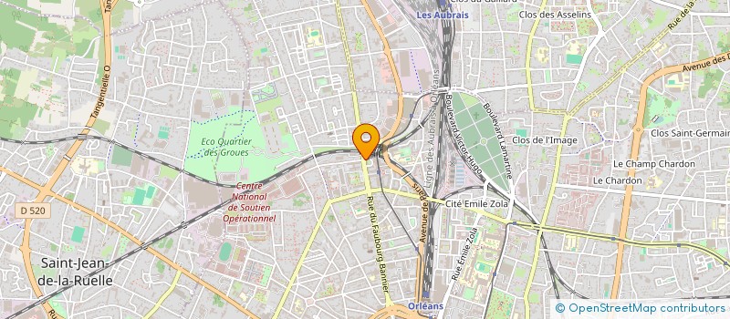 localisation de l'entreprise ESPACE MAREE à ORLEANS