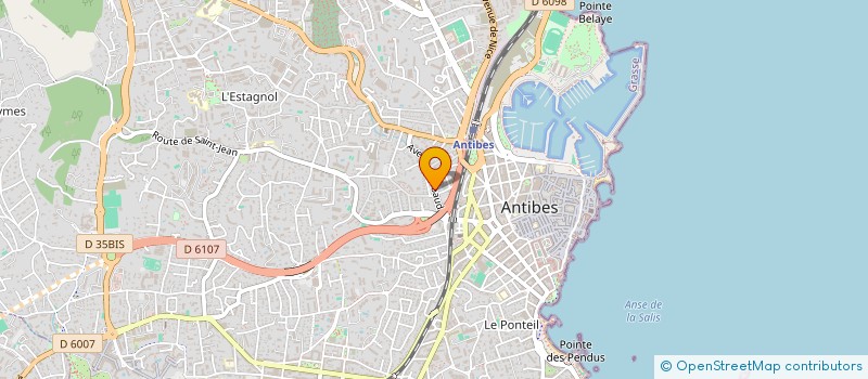 localisation de l'entreprise ESPACE MARIAGE RIM  ANTIBES