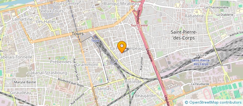 localisation de l'entreprise ESPACE MARKETING à TOURS
