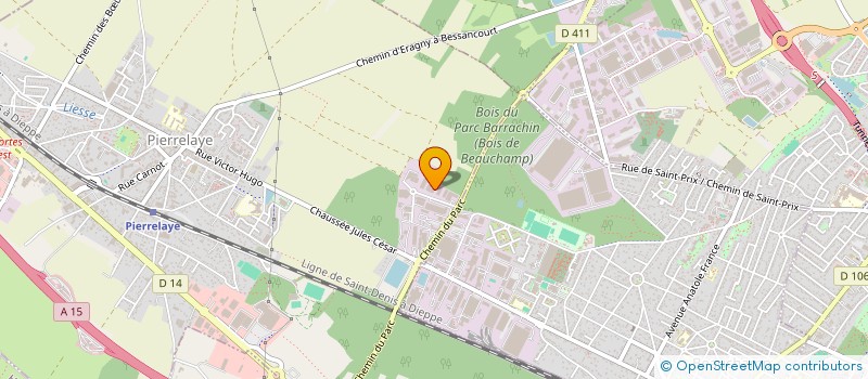 localisation de l'entreprise ESPACE MARQUES DIFFUSION à PIERRELAYE