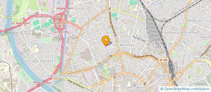 localisation de l'entreprise ESPACE MATABIAU à TOULOUSE