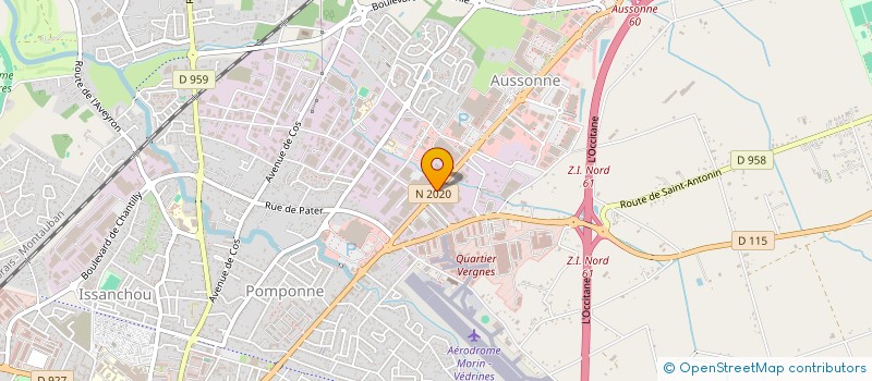 localisation de l'entreprise ESPACE MEDIA  MONTAUBAN