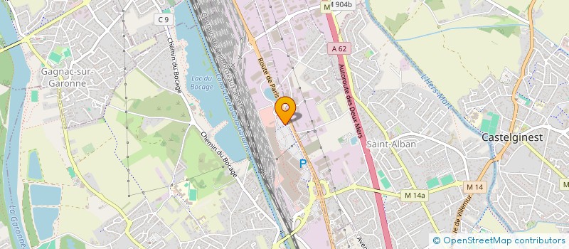 localisation de l'entreprise ESPACE-MEDIANE à FENOUILLET
