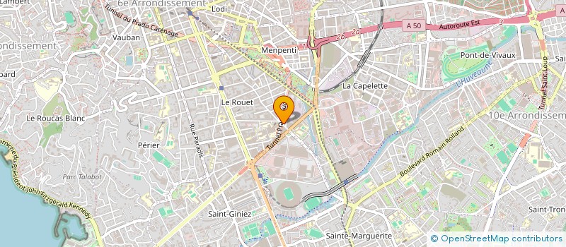 localisation de l'entreprise ESPACE MEDICAL CONFORT à MARSEILLE