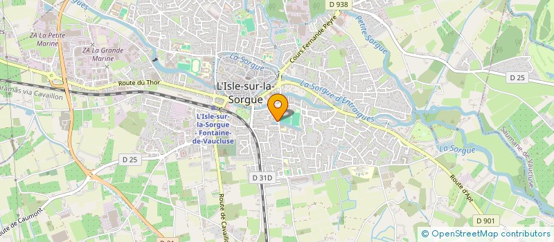 localisation de l'entreprise ESPACE MEDICAL DU COURS RENE CHAR  L'ISLE-SUR-LA-SORGUE