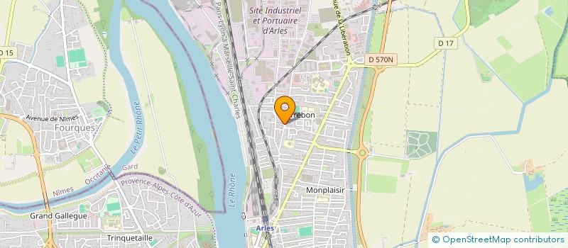 localisation de l'entreprise ESPACE MEDICAL DU TREBON à ARLES