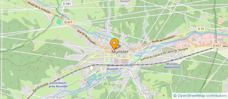 localisation de l'entreprise ESPACE MEDICAL JACQUAT à MUNSTER