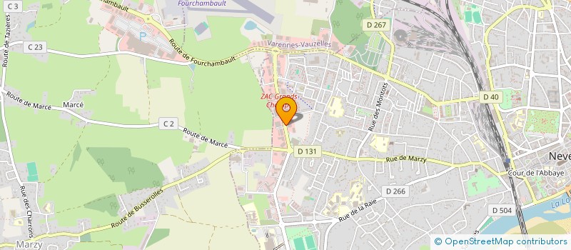 localisation de l'entreprise ESPACE MEDICAL NEVERS à NEVERS