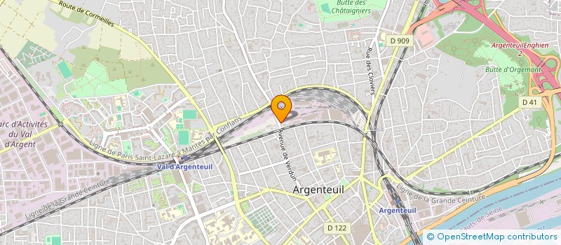localisation de l'entreprise ESPACE MEDICAL SCIENTIFIQUE INTERNAT à ARGENTEUIL