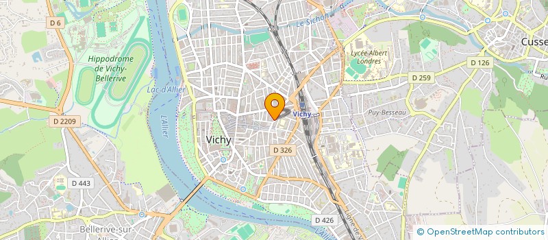 localisation de l'entreprise ESPACE MEDICAL VICHY  VICHY