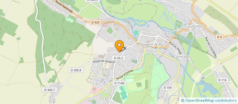 localisation de l'entreprise ESPACE MENUISERIE 28 à NOGENT-LE-ROI