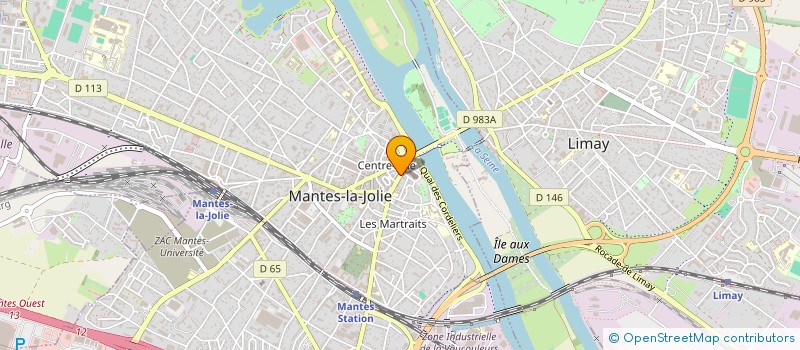 localisation de l'entreprise ESPACE MENUISERIE  MANTES-LA-JOLIE