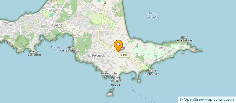 localisation de l'entreprise ESPACE MER à HYERES