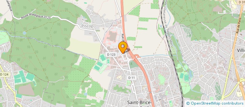 localisation de l'entreprise ESPACE MERCERIE à SAINT-BRICE-SOUS-FORET