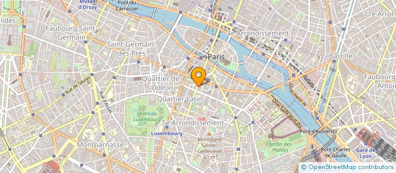 localisation de l'entreprise ESPACE METAMORPHOSE SARL à PARIS