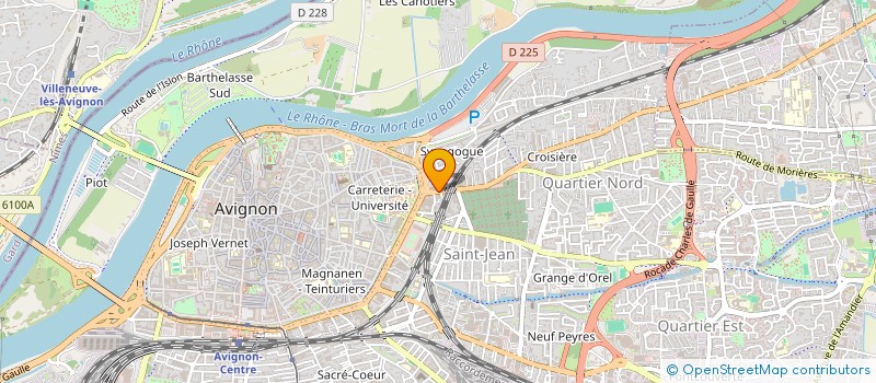 localisation de l'entreprise ESPACE MEUBLES  AVIGNON