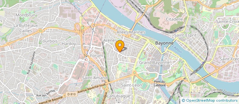 localisation de l'entreprise ESPACE MIEUX ETRE à BAYONNE