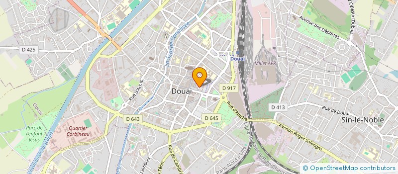 localisation de l'entreprise ESPACE MINCEUR  DOUAI