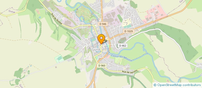 localisation de l'entreprise ESPACE-MOBIL'  GUISE