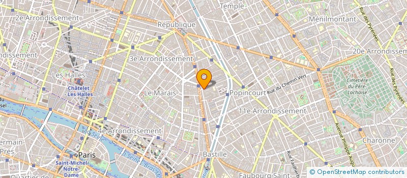 localisation de l'entreprise ESPACE MOBILE à PARIS
