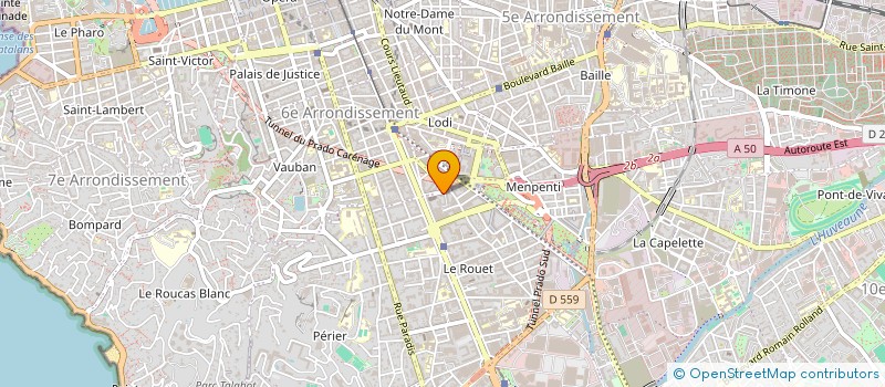 localisation de l'entreprise ESPACE MOBILE  MARSEILLE