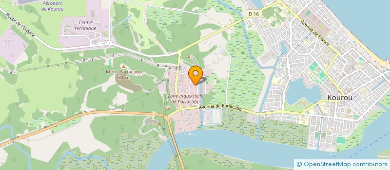 localisation de l'entreprise ESPACE MOBILIER à KOUROU