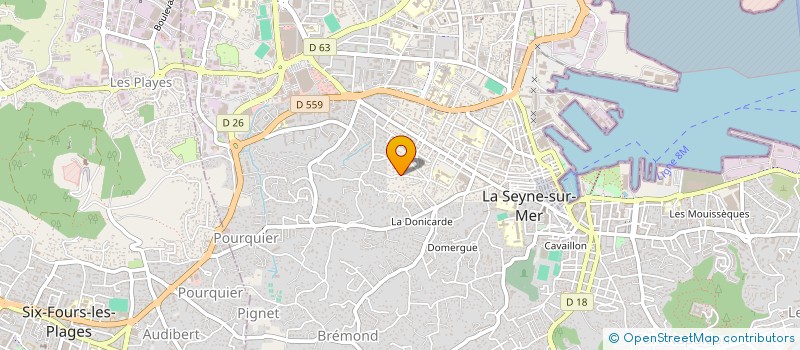 localisation de l'entreprise ESPACE MODE à LA SEYNE-SUR-MER